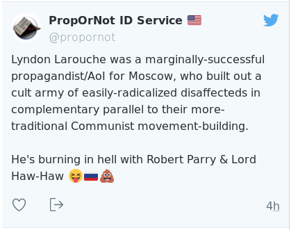 PropOrNot Lyndon Larouche hate tweet.png