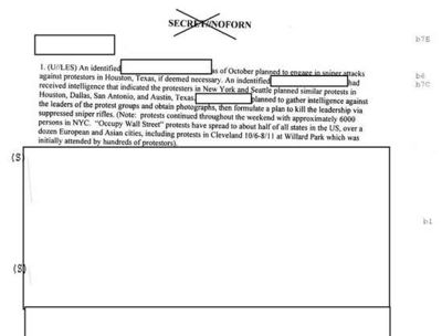 The memo which Jason Leopold discovered that lead to the partial exposure of the Dallas occupy plot
