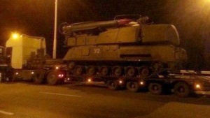 Ukrainian Forces BUK #312 at night