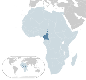 Location Cameroon AU Africa.svg