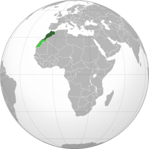 Morocco (orthographic projection, WS claimed).svg