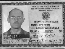 ID card of 'Hans Holbein', a.k.a. Reinhard Gehlen, head of the Nazi Gehlen Organization