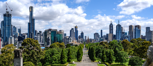 Melbourne as viewed from the Shrine, January 2019.png