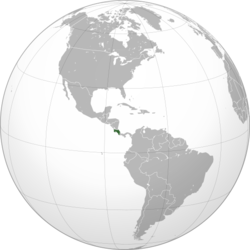 Costa Rica (orthographic projection).svg