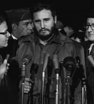 Fidel Castro - MATS Terminal Washington 1959.jpg