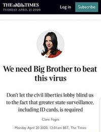 We need big brother to beat this virus.jpg