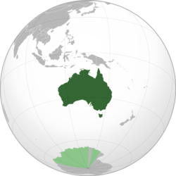Australia with AAT (orthographic projection).svg